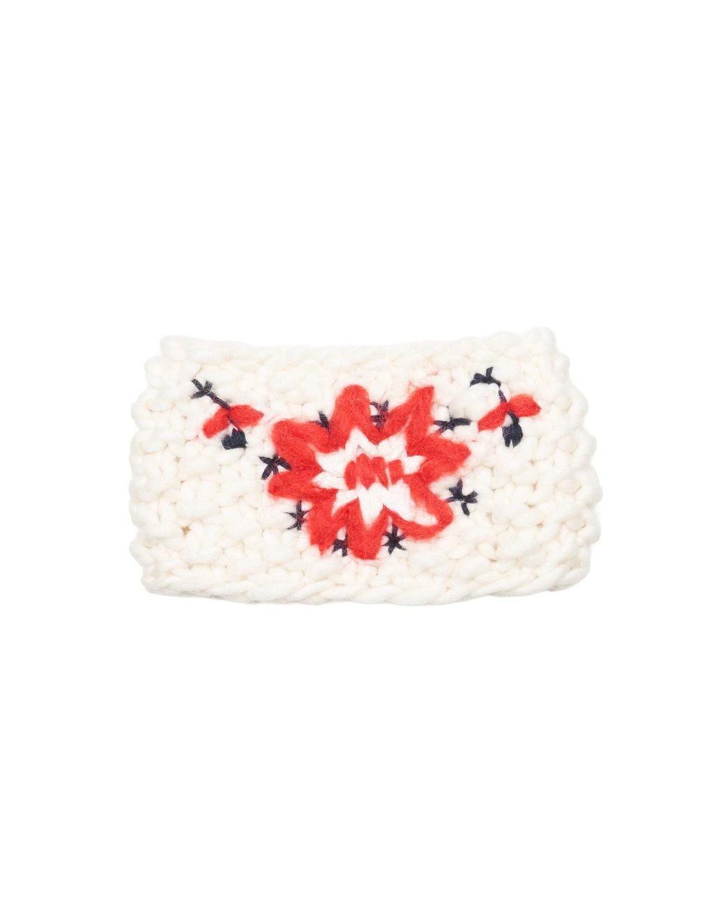 Moncler Red Wool Headband