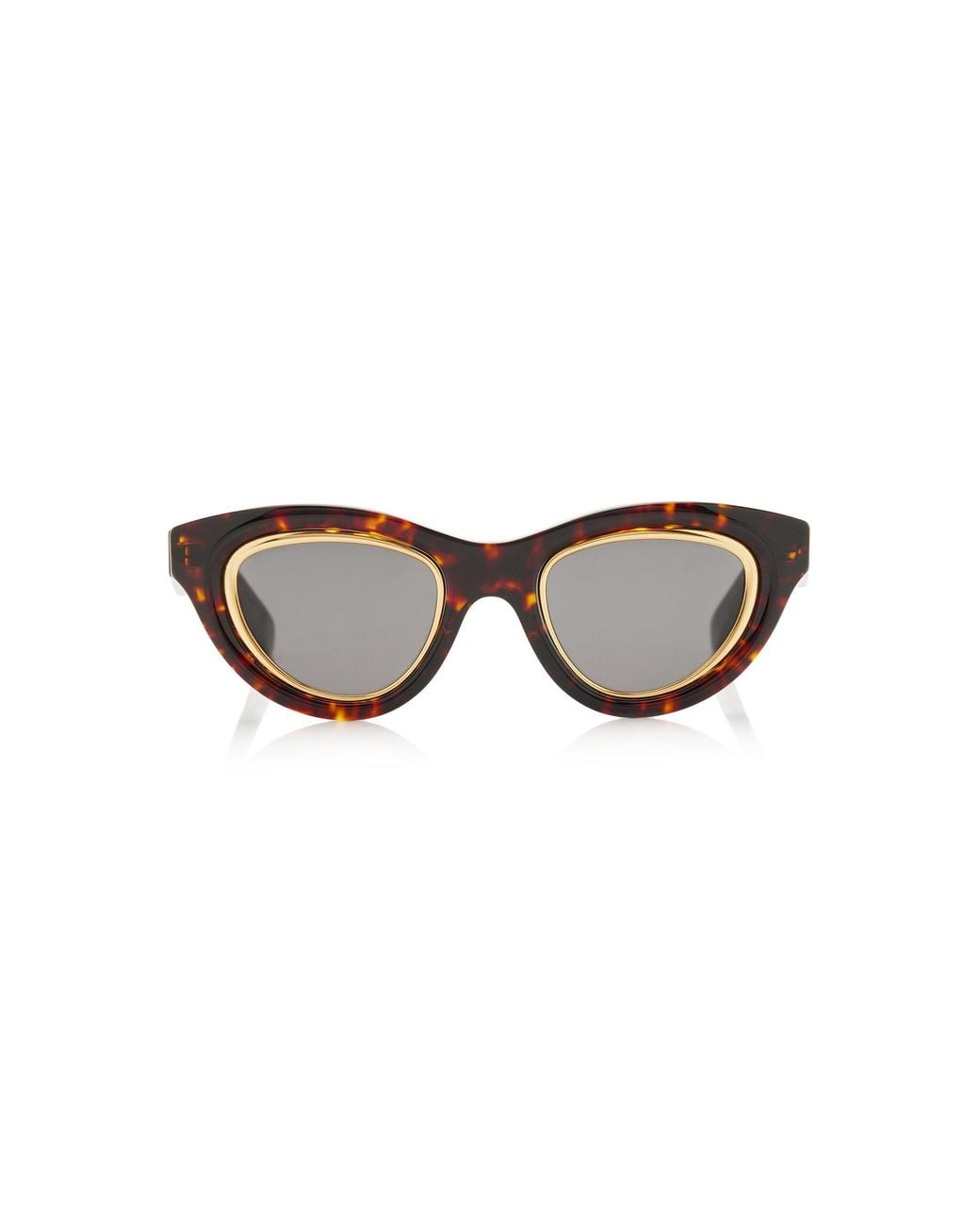 Loewe Brown Cat-Eye Acetate Sunglasses