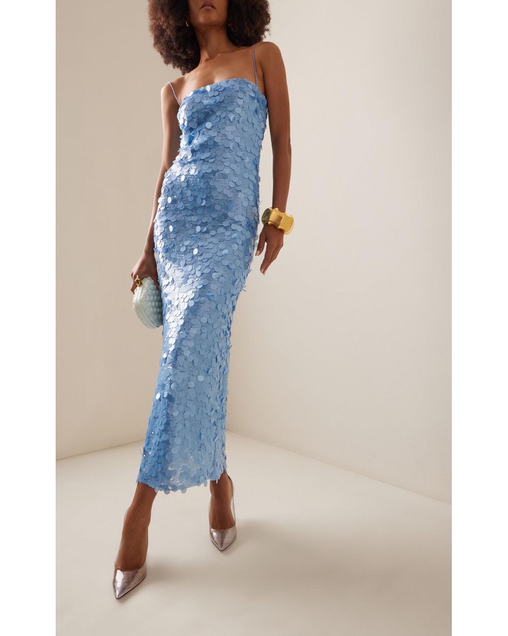 knee length dresses for ladies Phoenix Midi Dress in Sequins