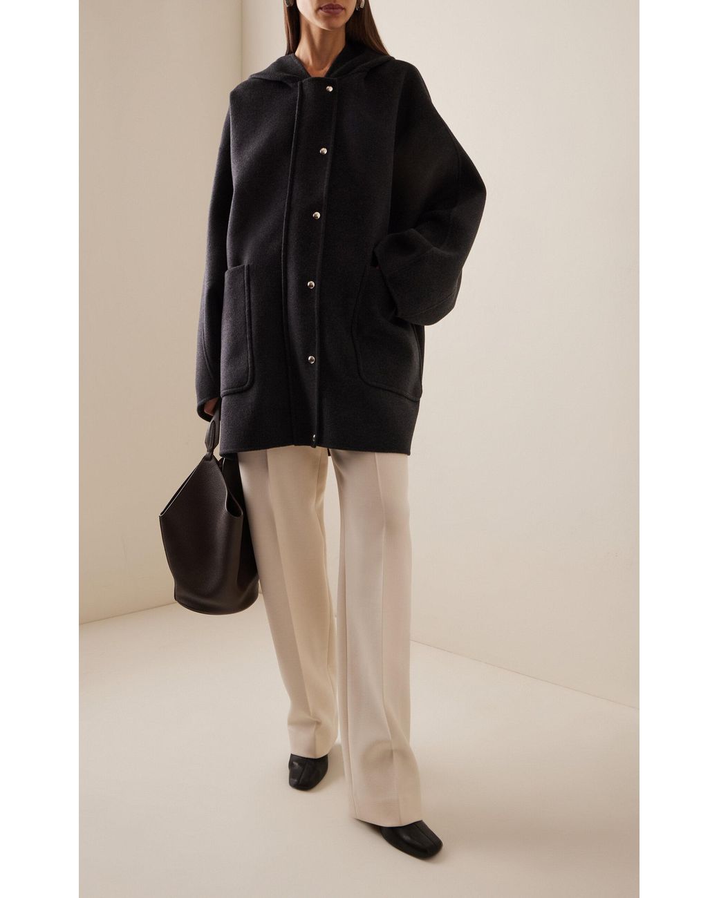 【関税込み】KHAITE グレー Hessner コート KHAITE Hessner Coat | Grey | FARFETCH