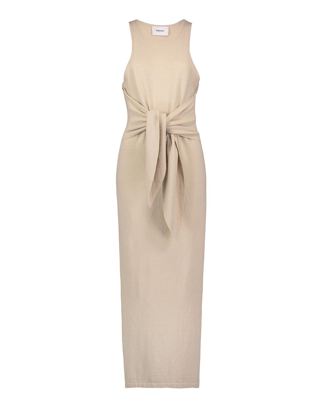 Nanushka Mame Tie-front Cotton-blend 