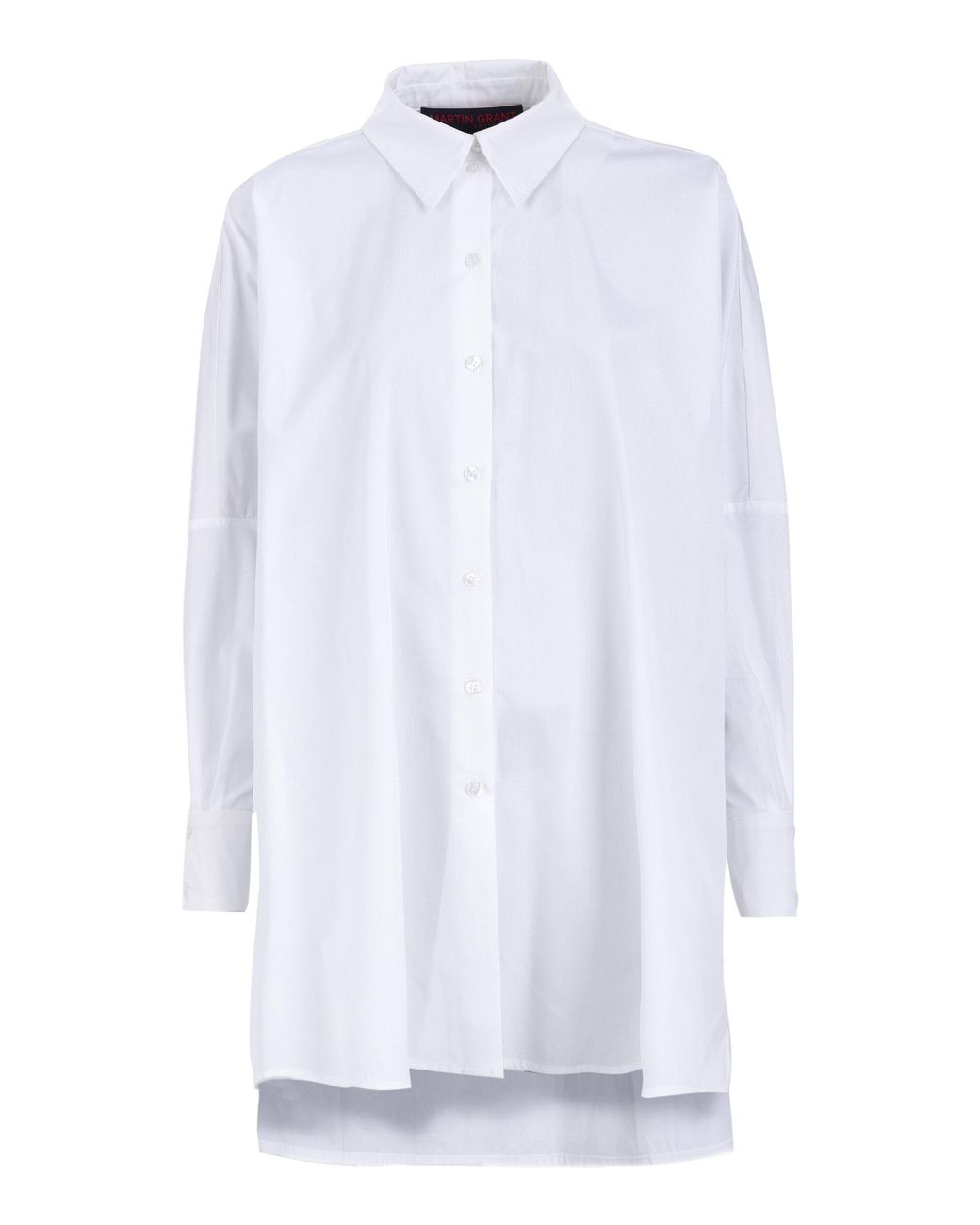 Martin Grant White Oversized Cotton Shirt