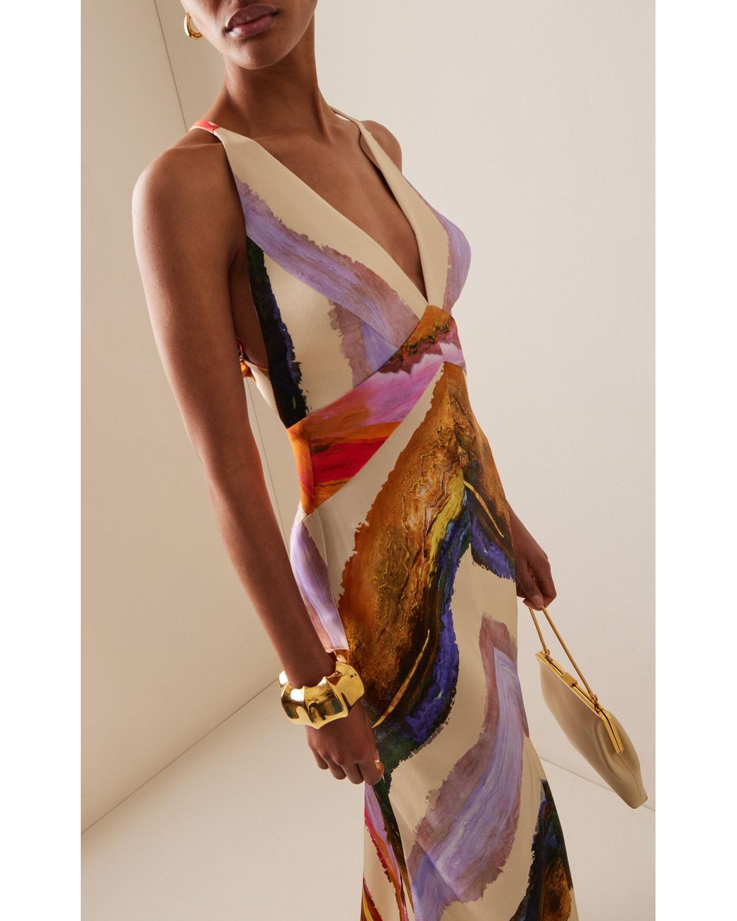 Silvia Tcherassi Daniela Halter Maxi Dress | Lyst Silvia Tcherassi Daniela Halter Maxi Dress | Lyst