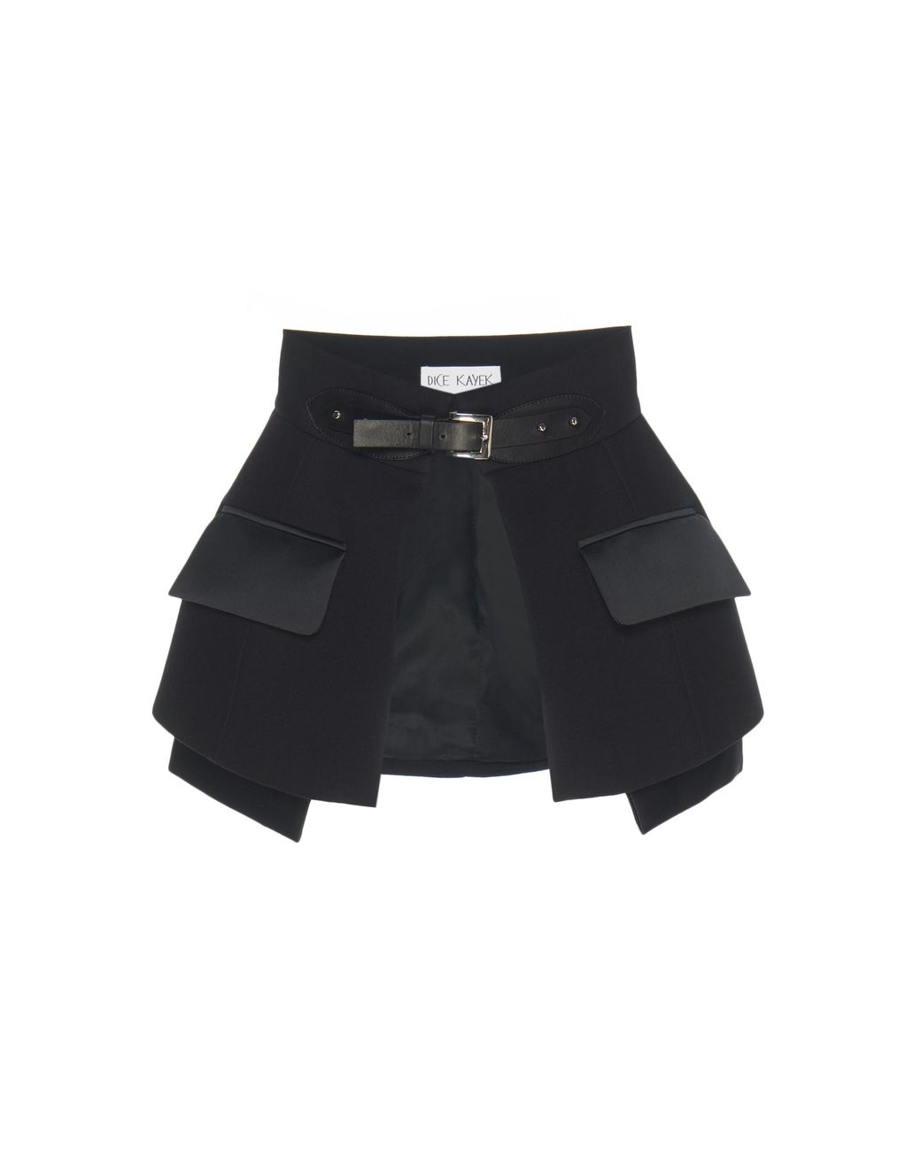 Dice Kayek Black Belt Skirt Lyst Australia