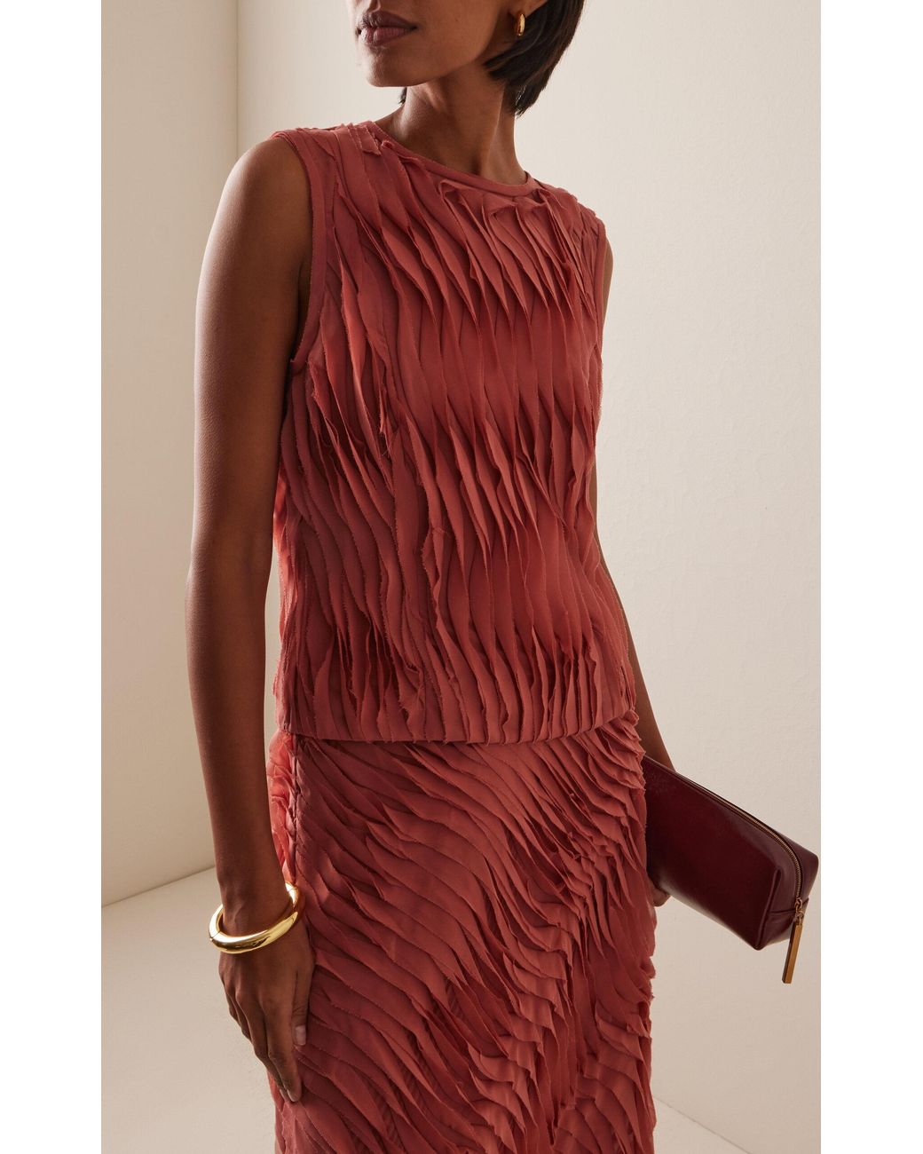 Ulla Johnson Red Celina Top