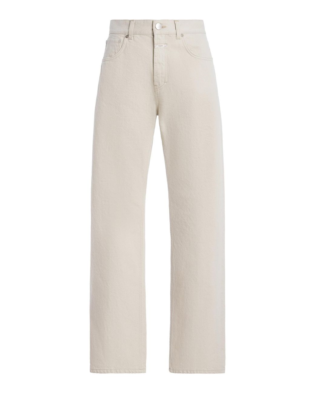 Closed White Jonta Selvedge Mid-Rise Straight-Leg Jeans