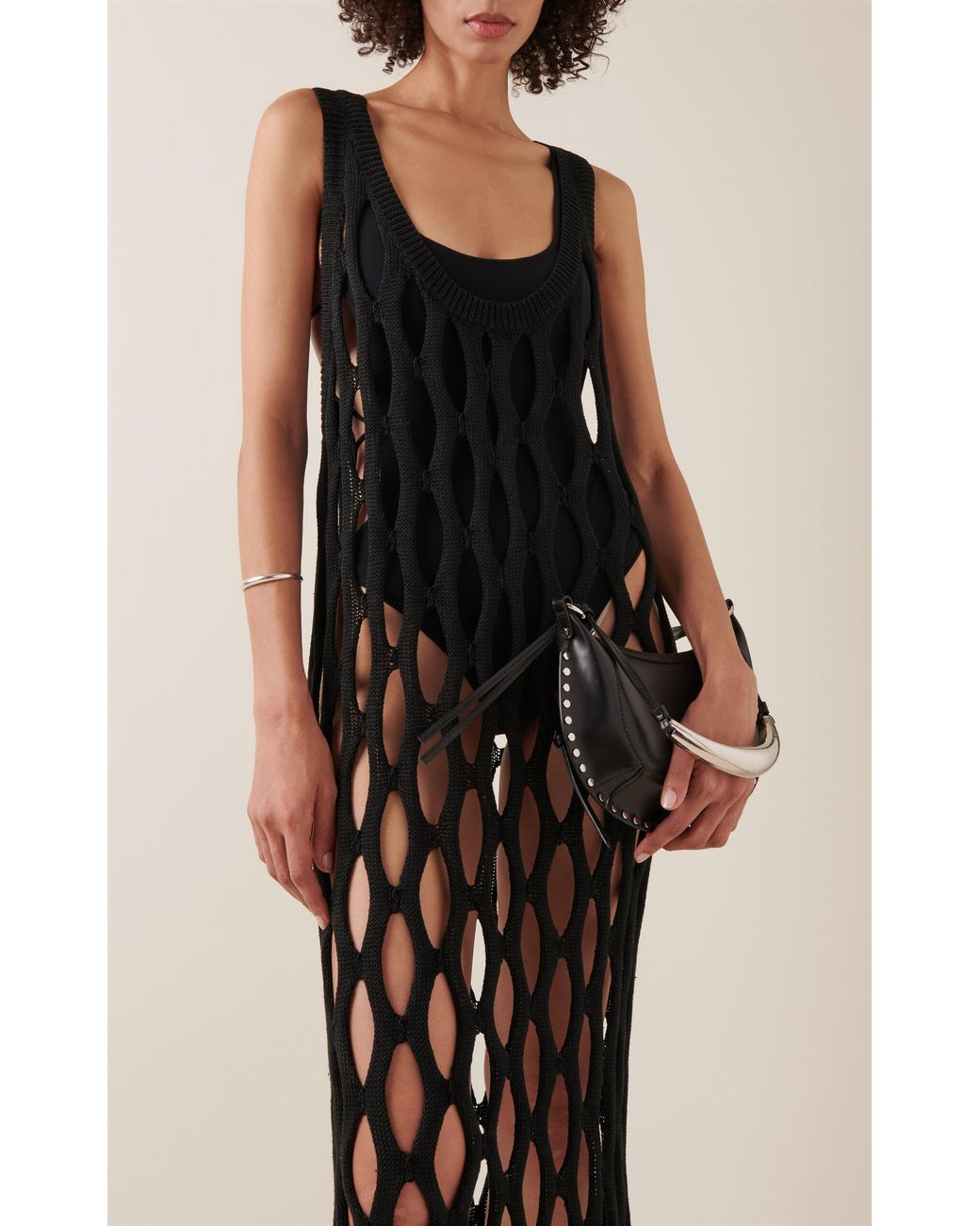 オールインワン・サロペット Isabel Marant Black Wool Blend Zip Knit Dress Isabel marant Zip knit dress available on SUGAR - 141233