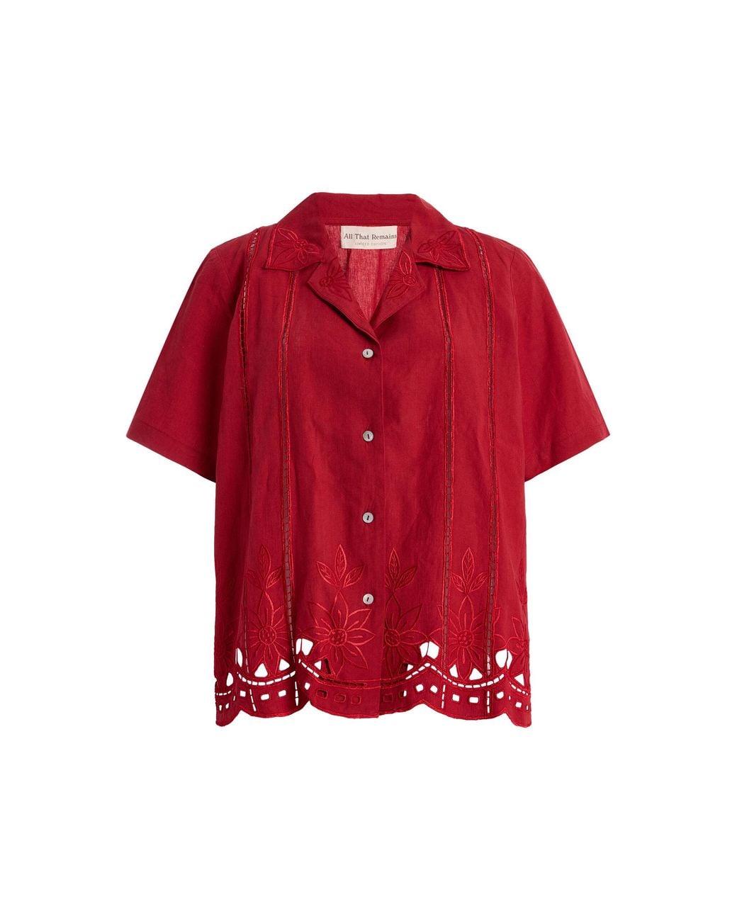 All That Remains Red Rae Cotton Shirt