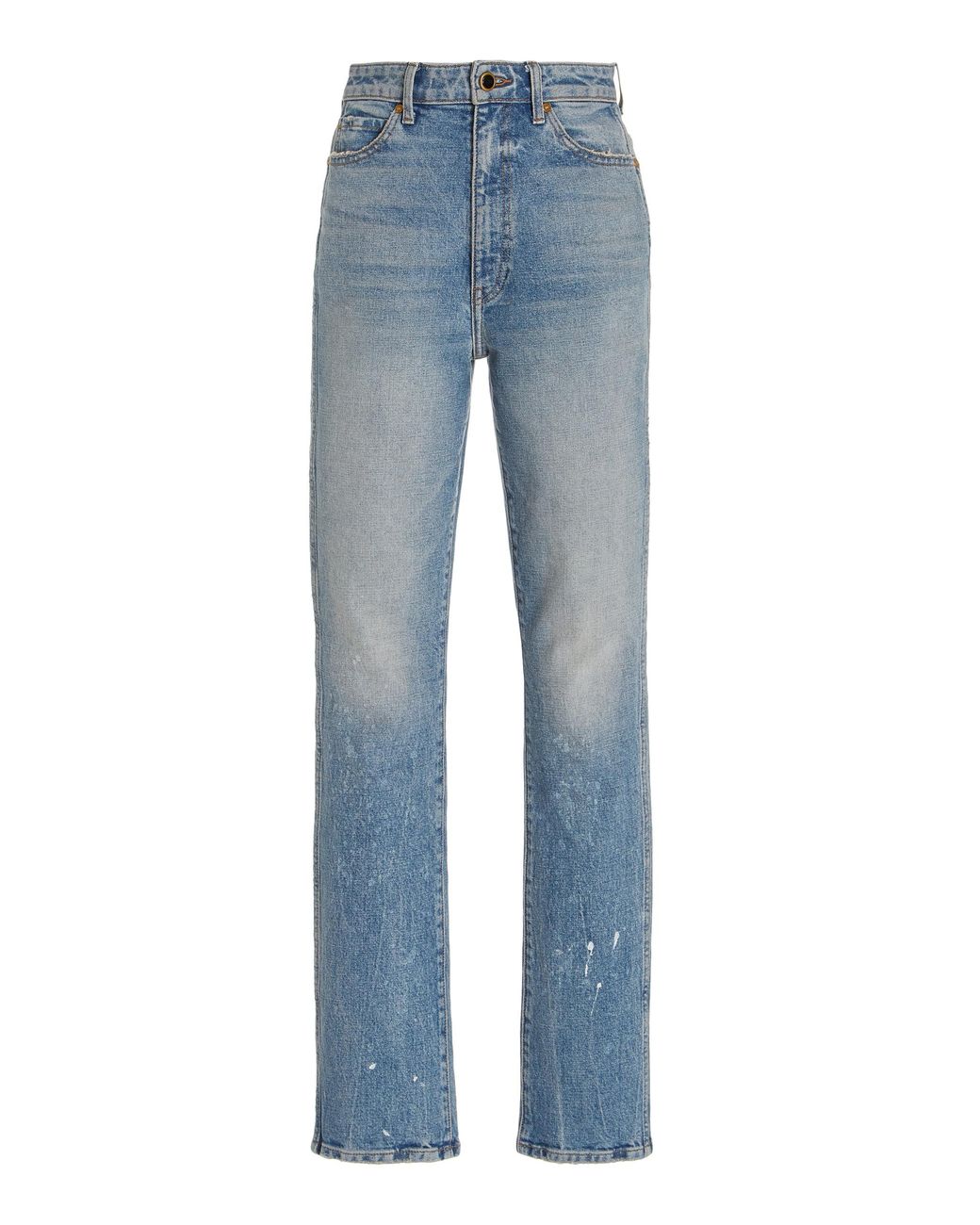 Khaite Daria Rigid High-rise Skinny Jeans in Blue | Lyst