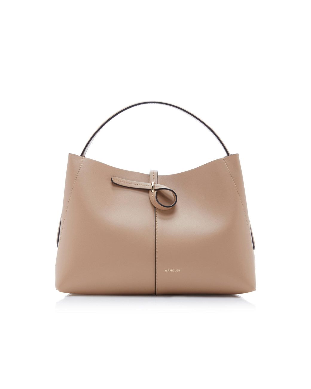 Wandler Ava Mini Tote in Brown Lyst