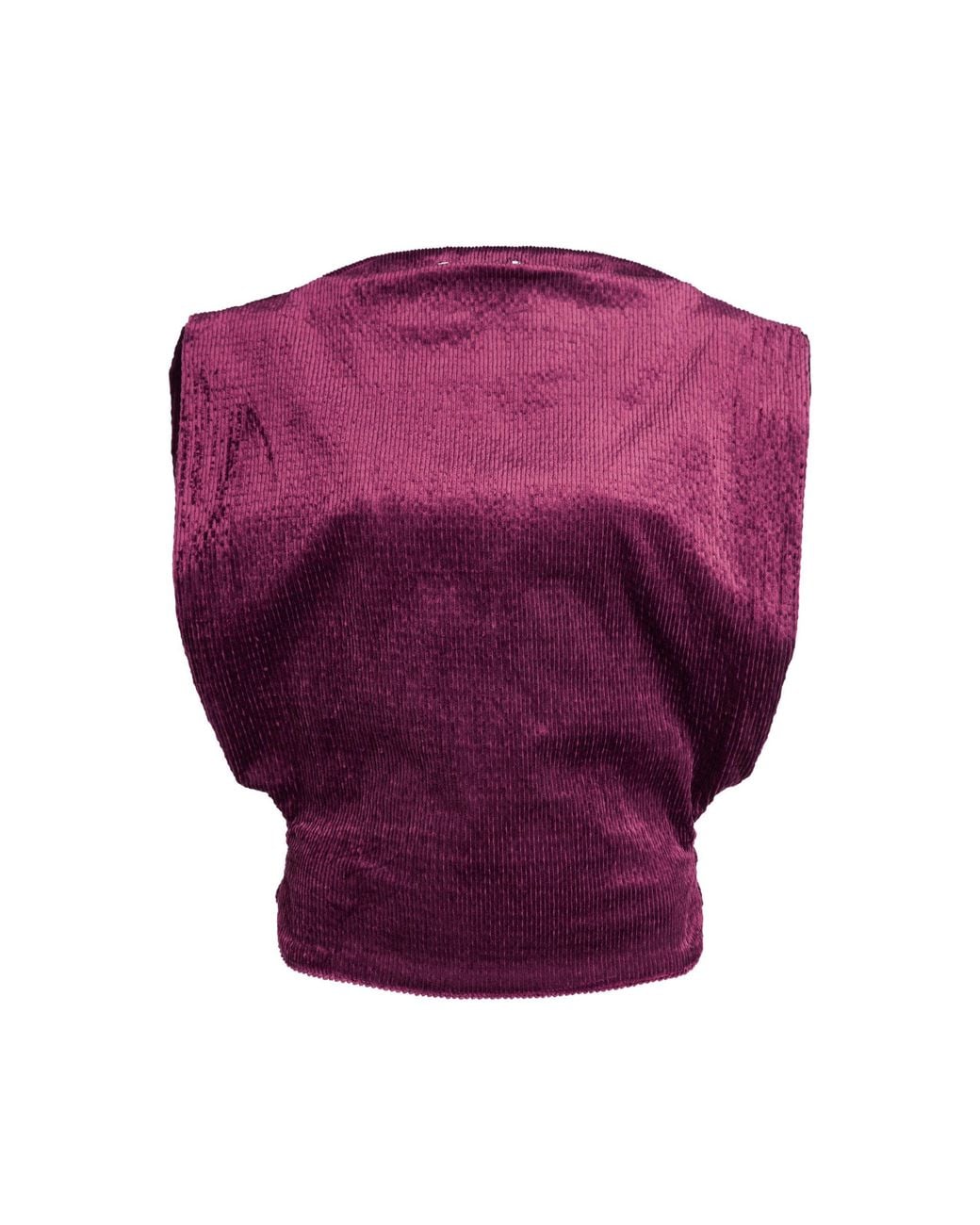 Christopher Esber Purple Exclusive Banyan Cotton-Blend Top