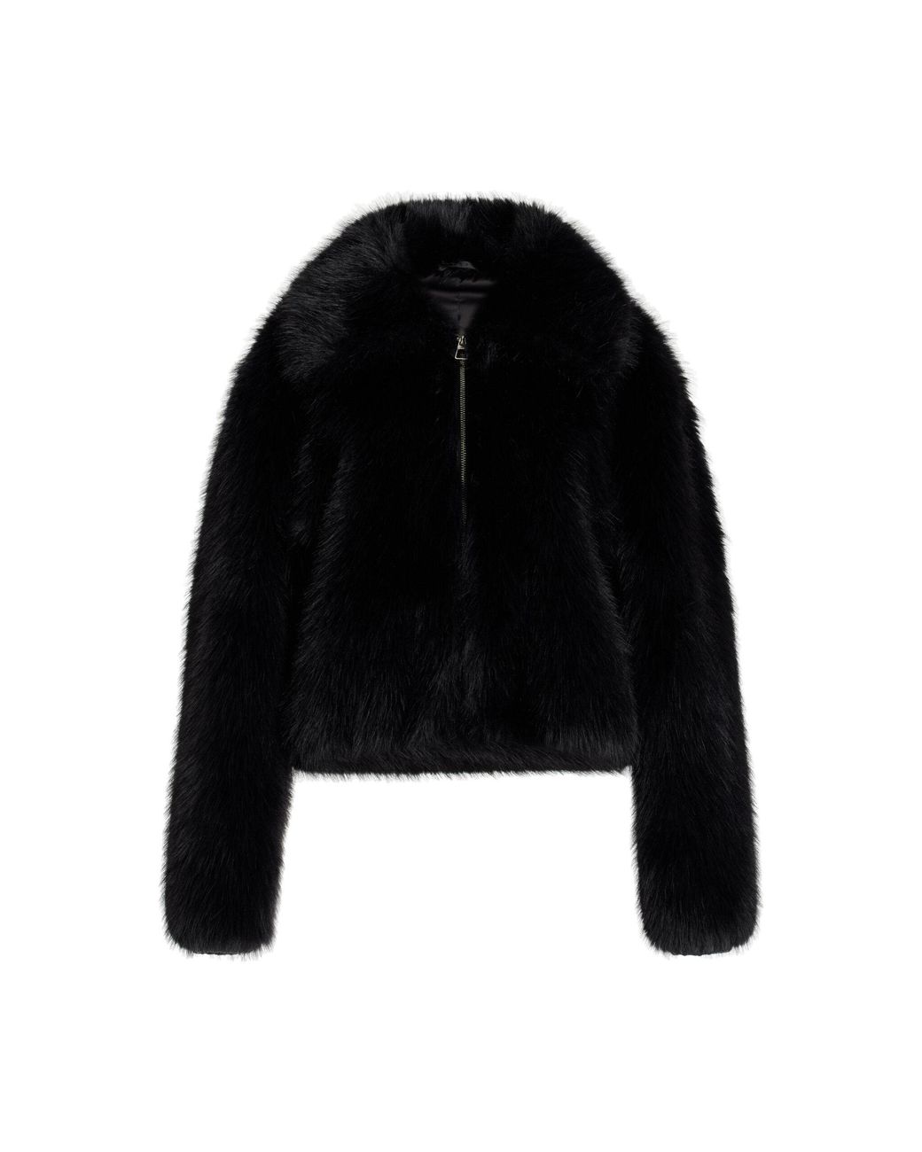 Frankie Shop Hope Faux Fur Jacket in Black Lyst UK