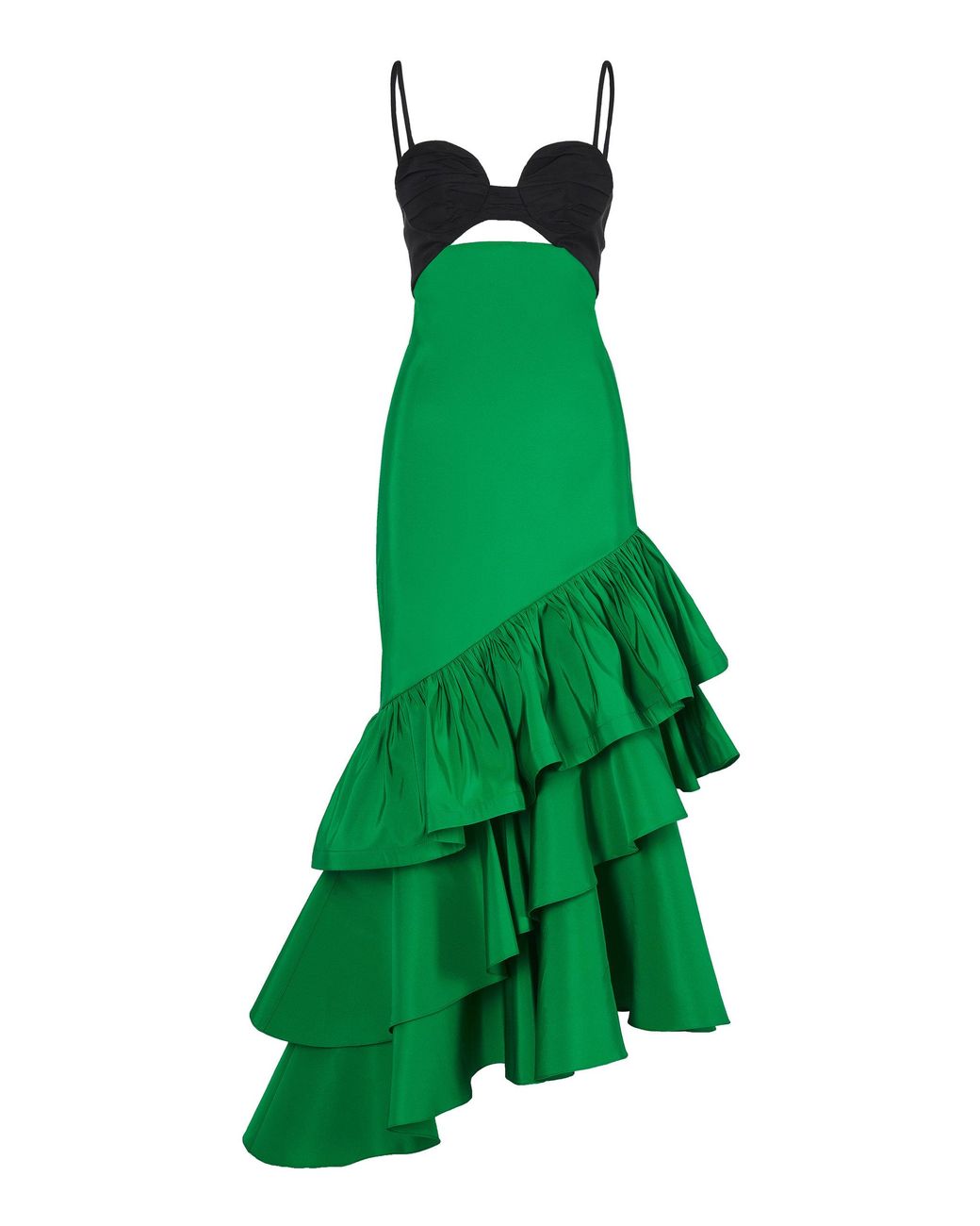 Johanna Ortiz Relics Of Passion Silk Maxi Dress in Green | Lyst