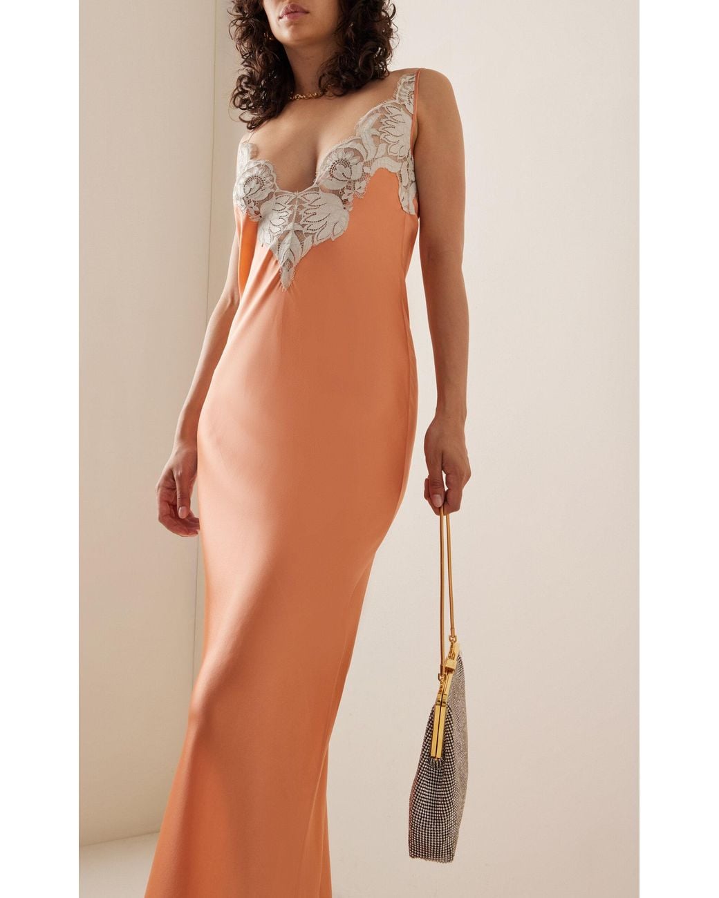 chinese dress ladies Montparnasse Gown | Ivory Silk & Japanese Lace Event Dress
