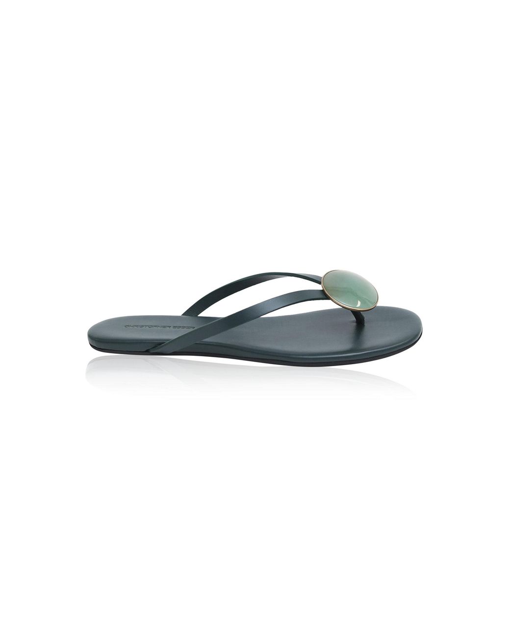 Christopher Esber Blue Aura Quartz Flip Flop
