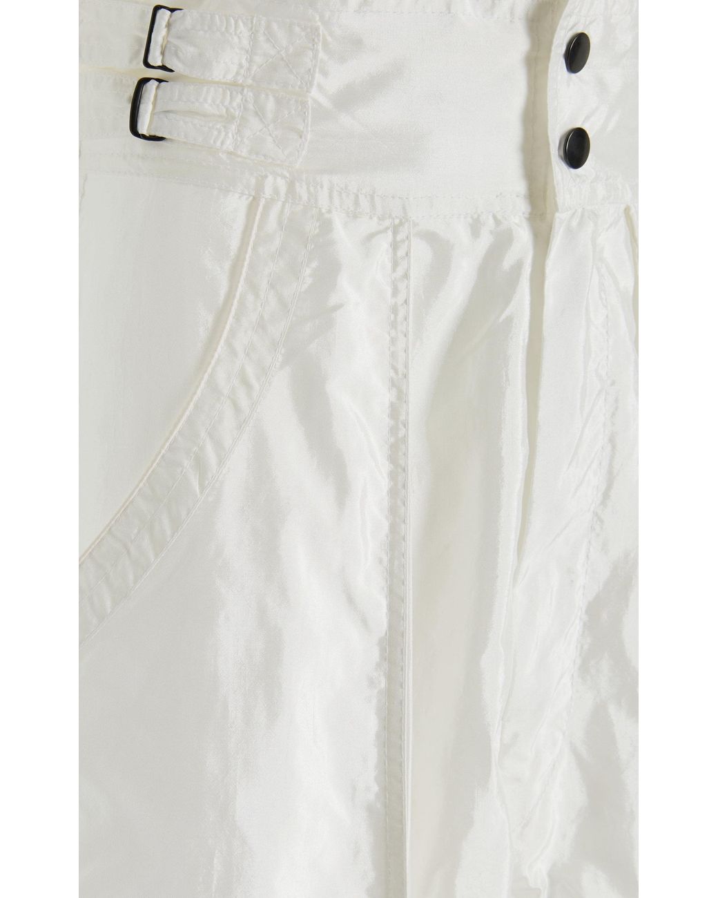 Isabel Marant Olga Shell Jogger Pants in White | Lyst