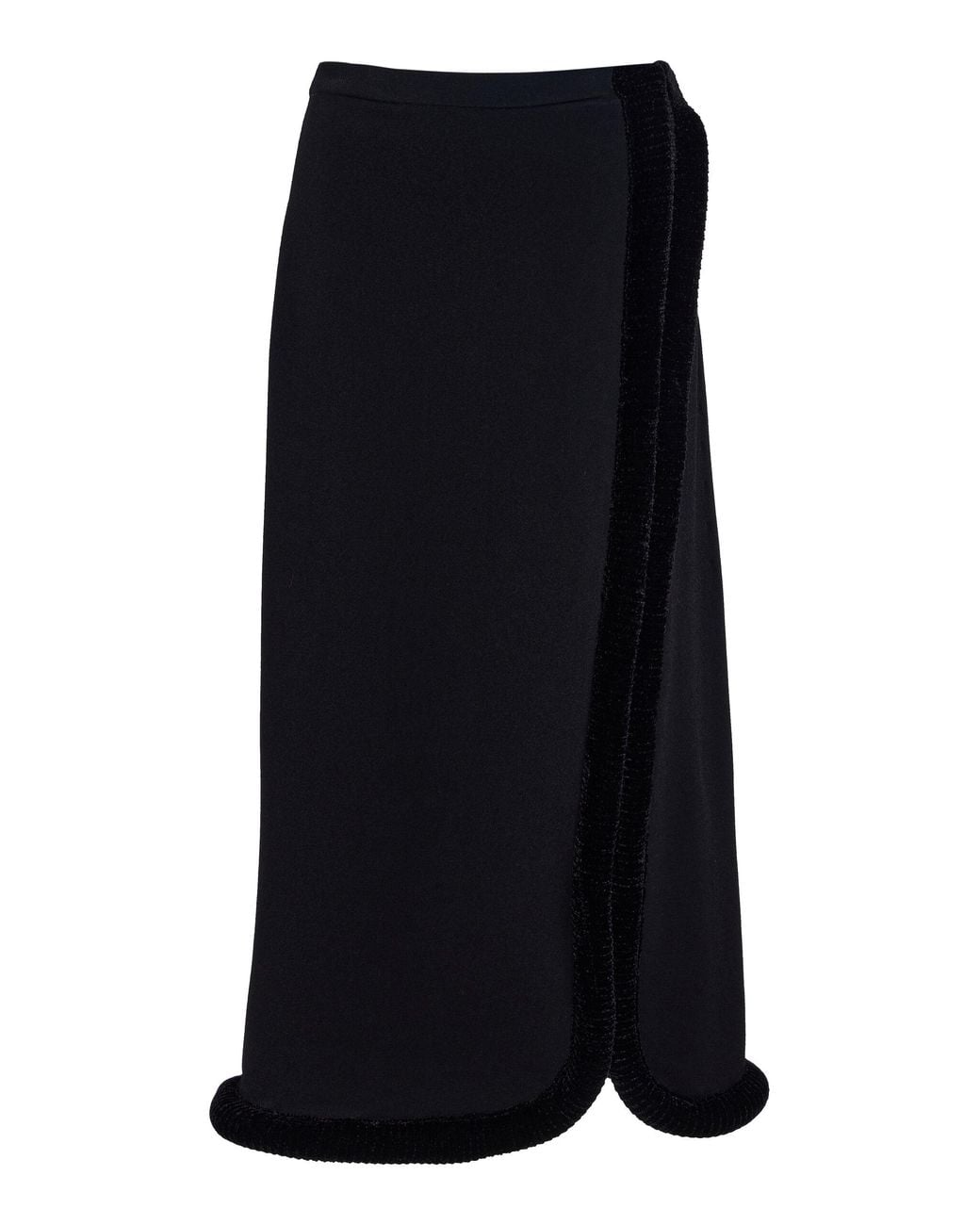 DIOTIMA Black Castries Knit Midi Skirt