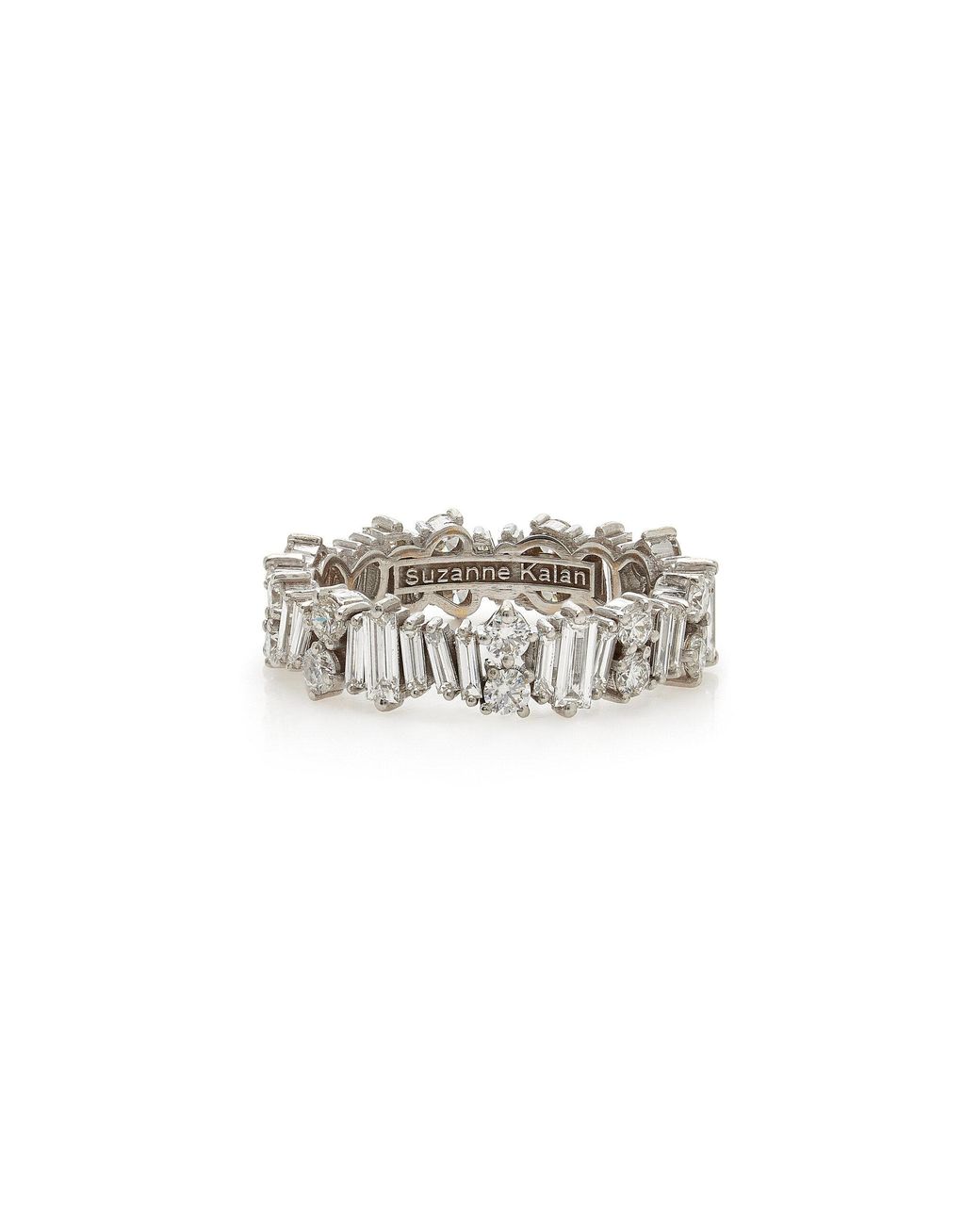 Suzanne Kalan White Classic Eternity 18K Diamond Ring