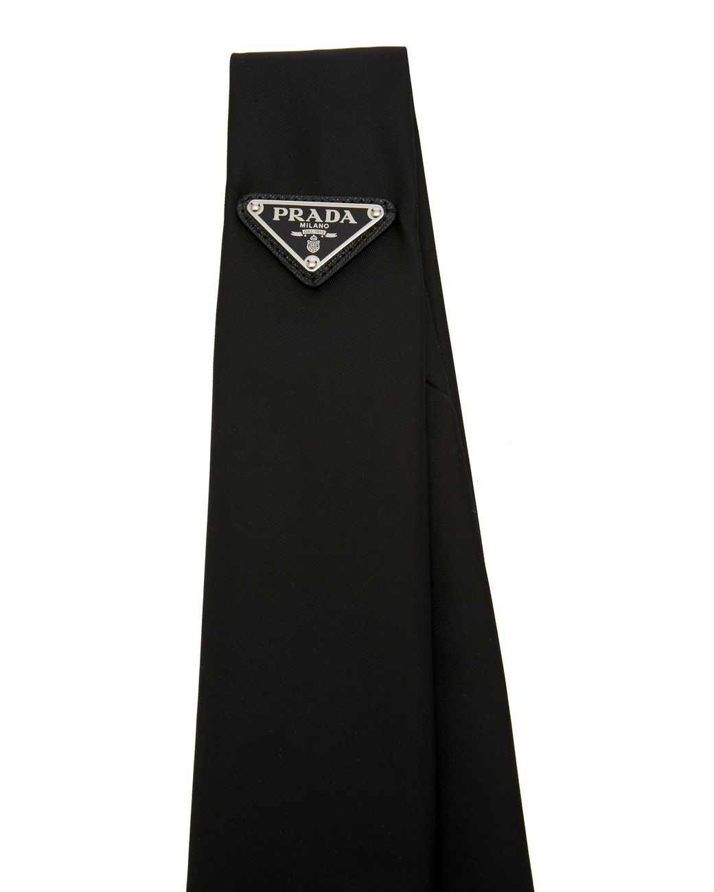 Prada Synthetic Nylon Gabardine Tie in Black for Men | Lyst