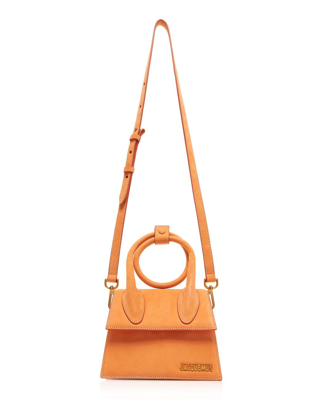 Jacquemus Le Chiquito Noeud Leather Bag in Orange | Lyst