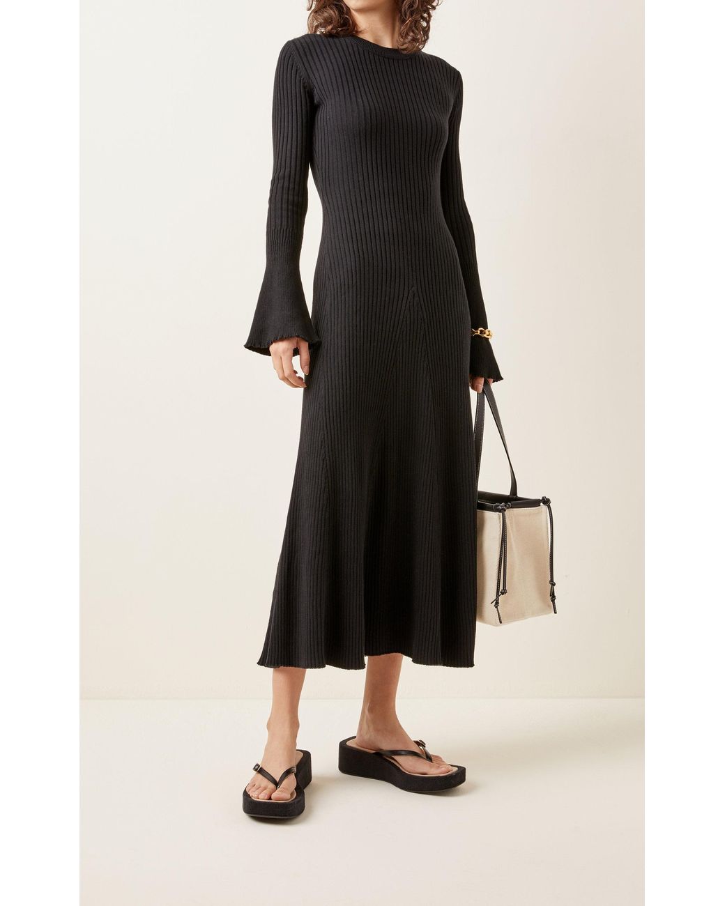 Anna Quan Isla Cotton Backless Midi 