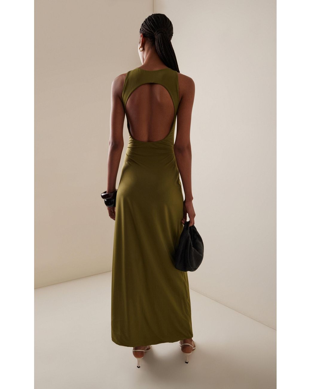 slim fit dress slacks Tirso Spring Green — Maxi Dresses main image 0