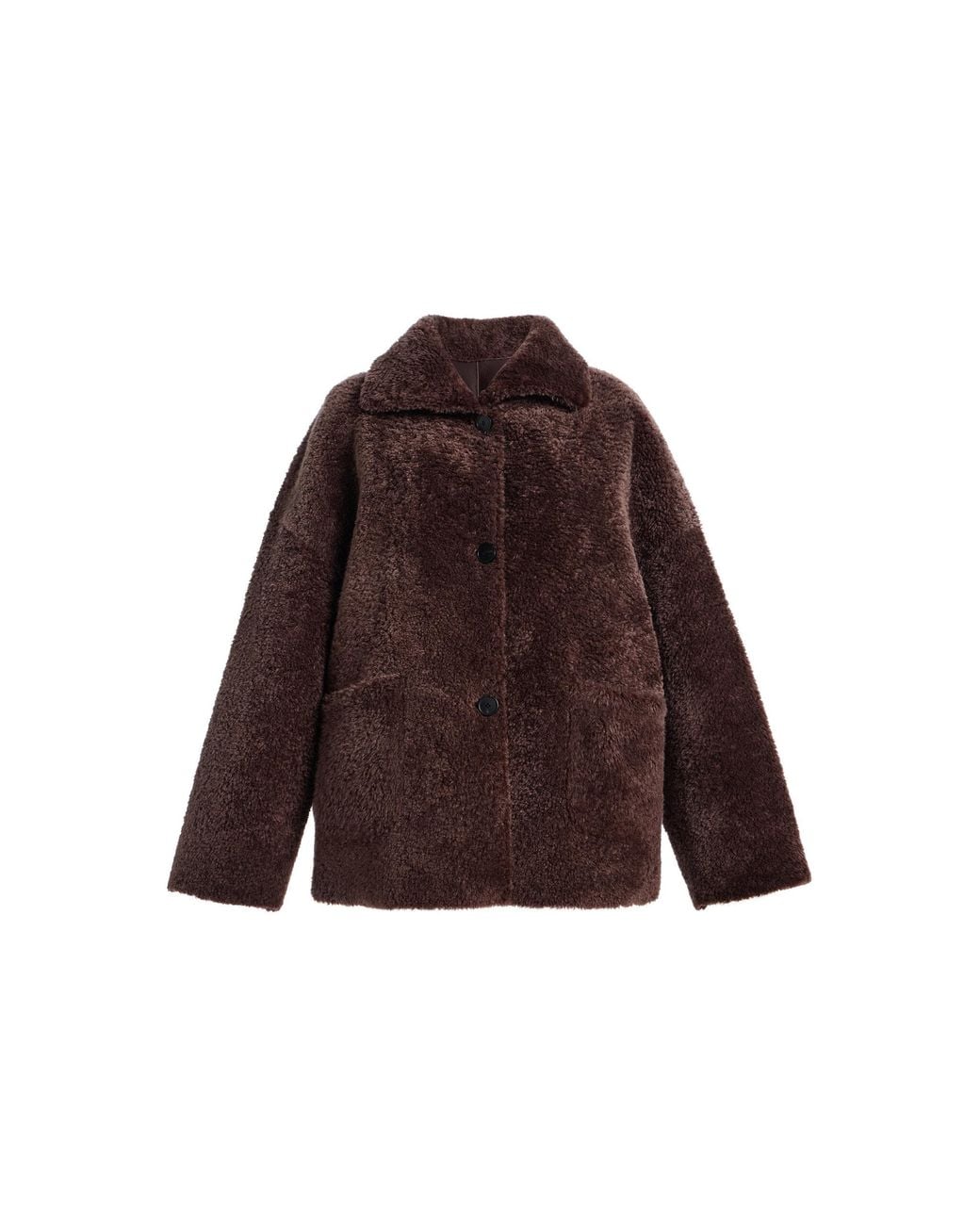 Arma Brown Isabella Merinillo Alba Shearling Jacket