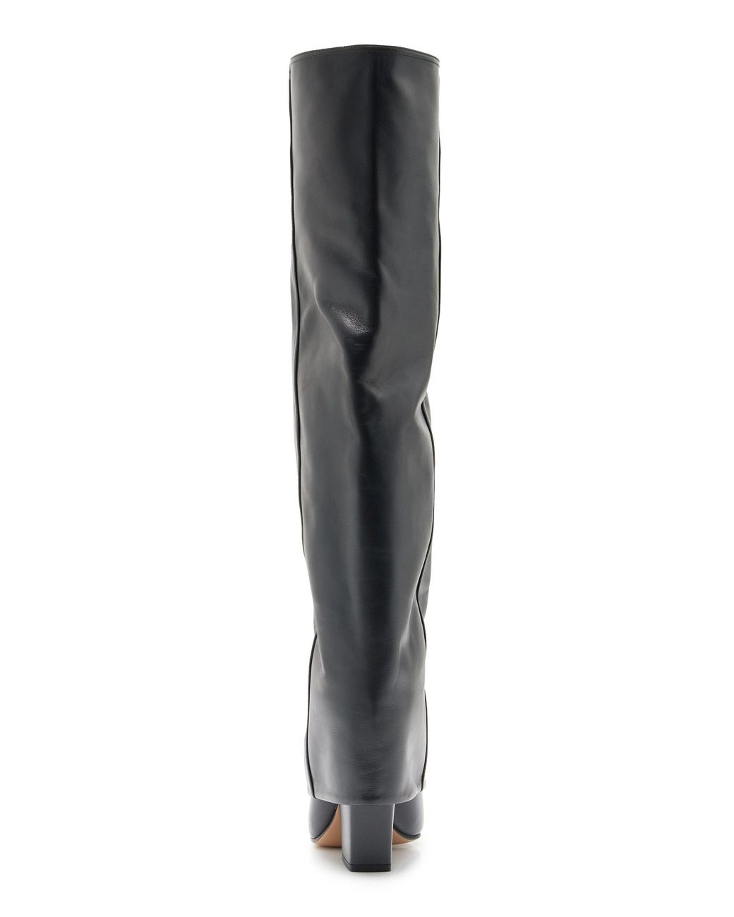 ショートブーツ・ブーティ PARIS TEXAS JANE SMOOTH LEATHER FOLD-OVER BOOTS Fold-over boots in mocha leather - Paris Texas – Paris Texas US