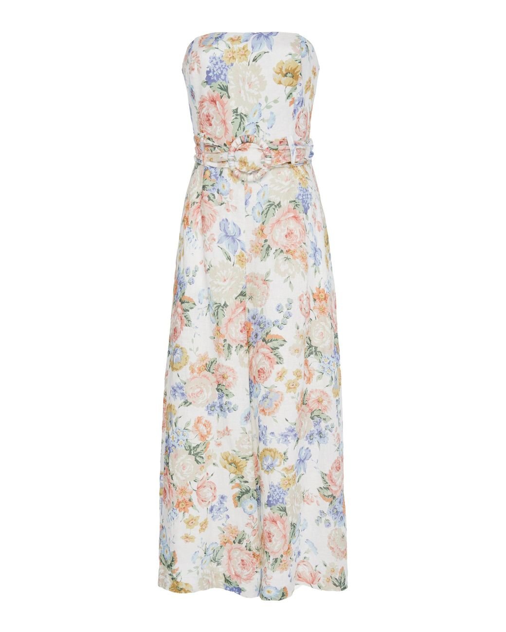 Zimmermann Bowie Strapless Jumpsuit Lyst Australia