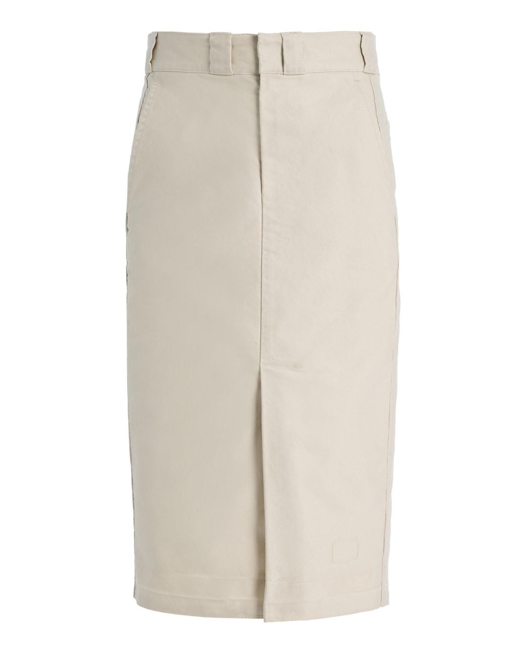 Maison Margiela White Denim Midi Skirt
