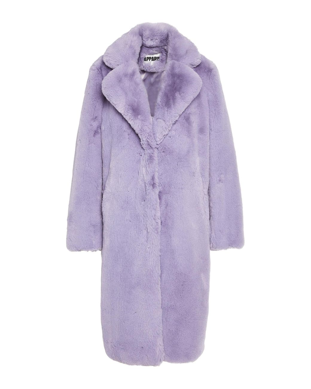 Apparis Siena Faux Fur Coat in Purple 