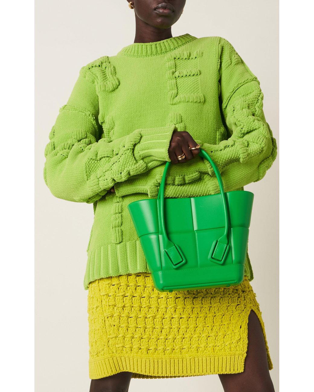 Bottega veneta arco mini rubber tote bag Clearance