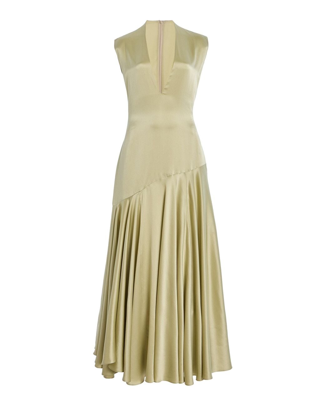 green emerald velvet dress Tove Tiered Ruffle Maxi Dress