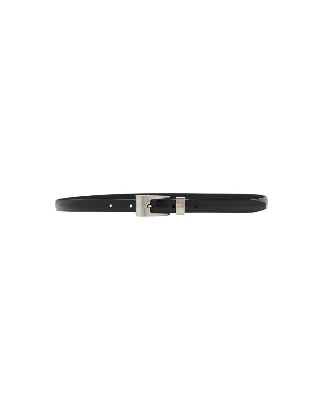 The Row Black Downtown Leather Belt