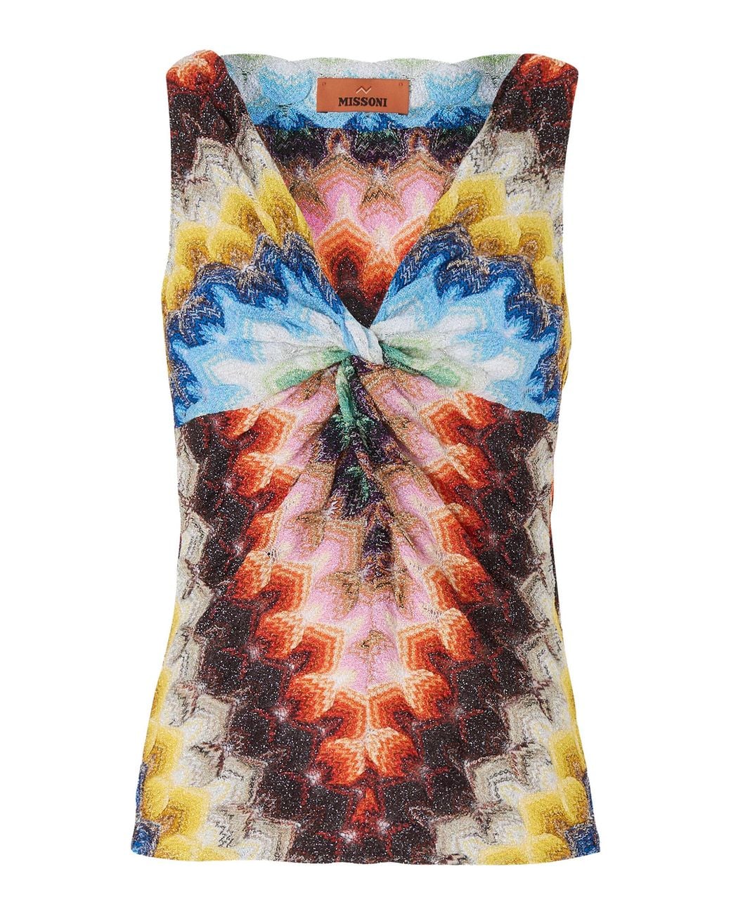 Missoni Multicolor Twisted Knit Top