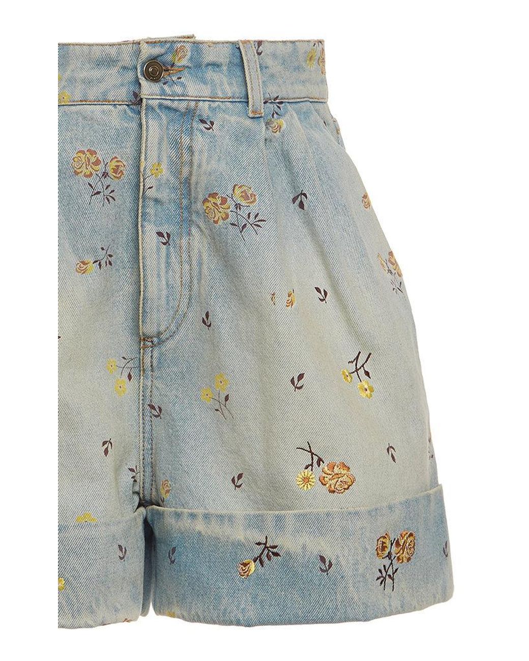 Flower 2025 embroidered shorts