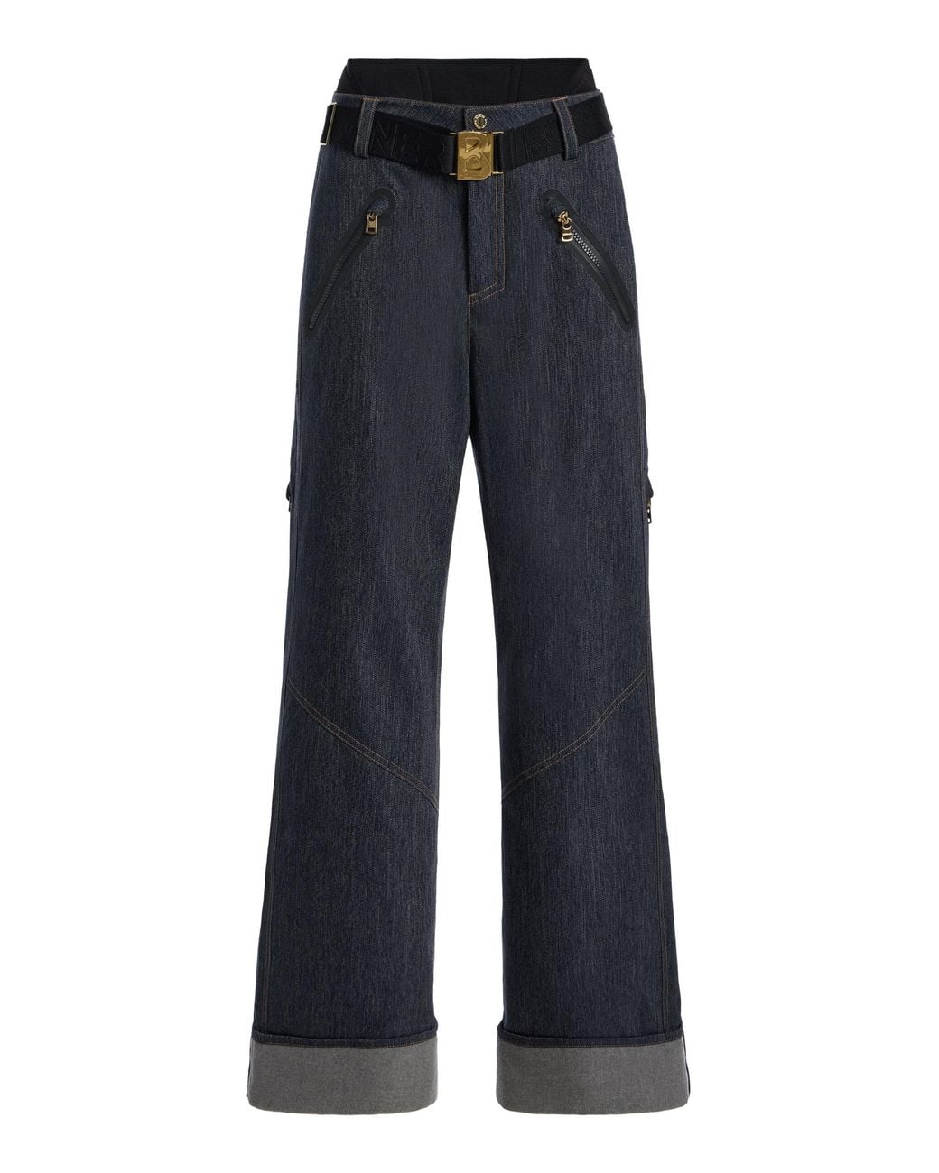 Bogner Blue Klea Denim Ski Pants