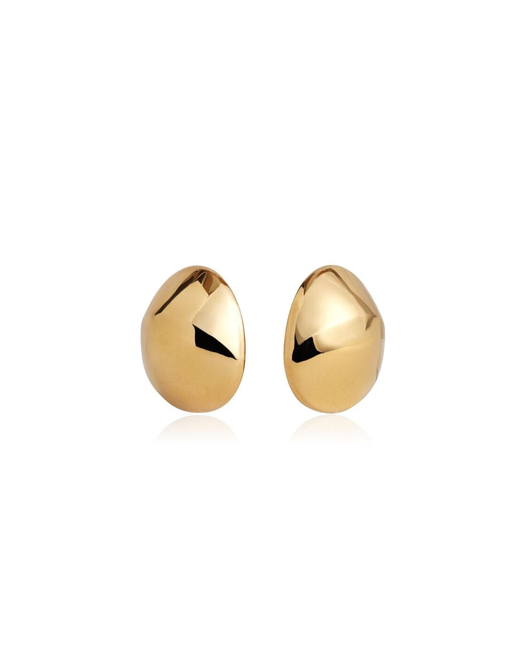 Alaïa Metallic Dome Medium Earrings