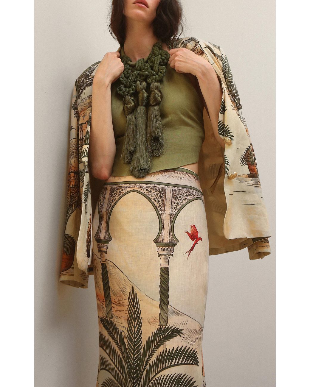Johanna Ortiz Natural Rock The Plan Jacket