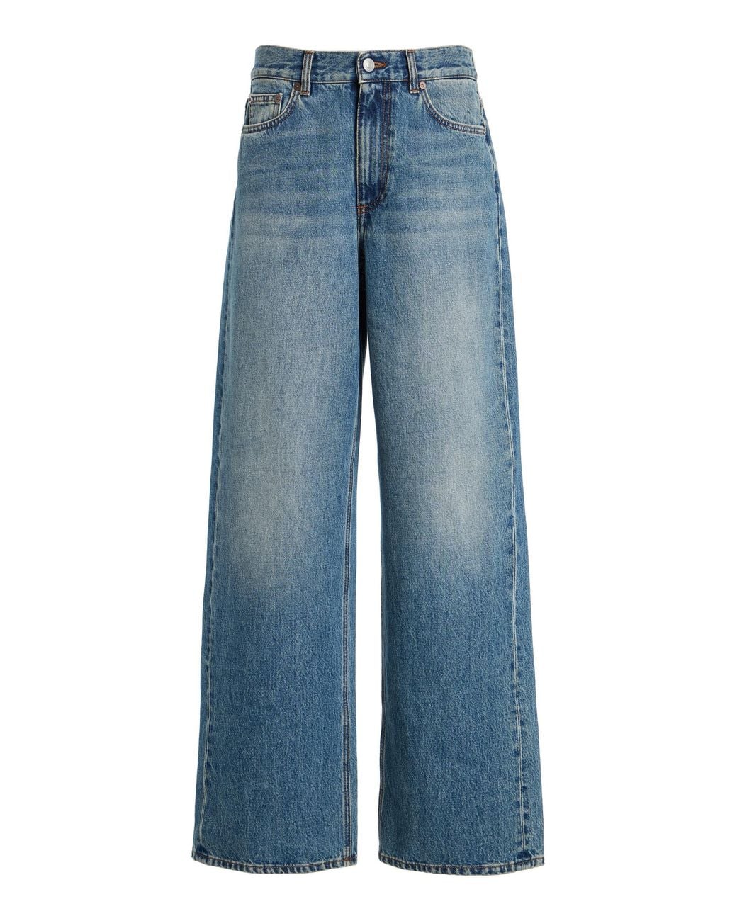 House of Dagmar Blue Baggy Fit Jeans