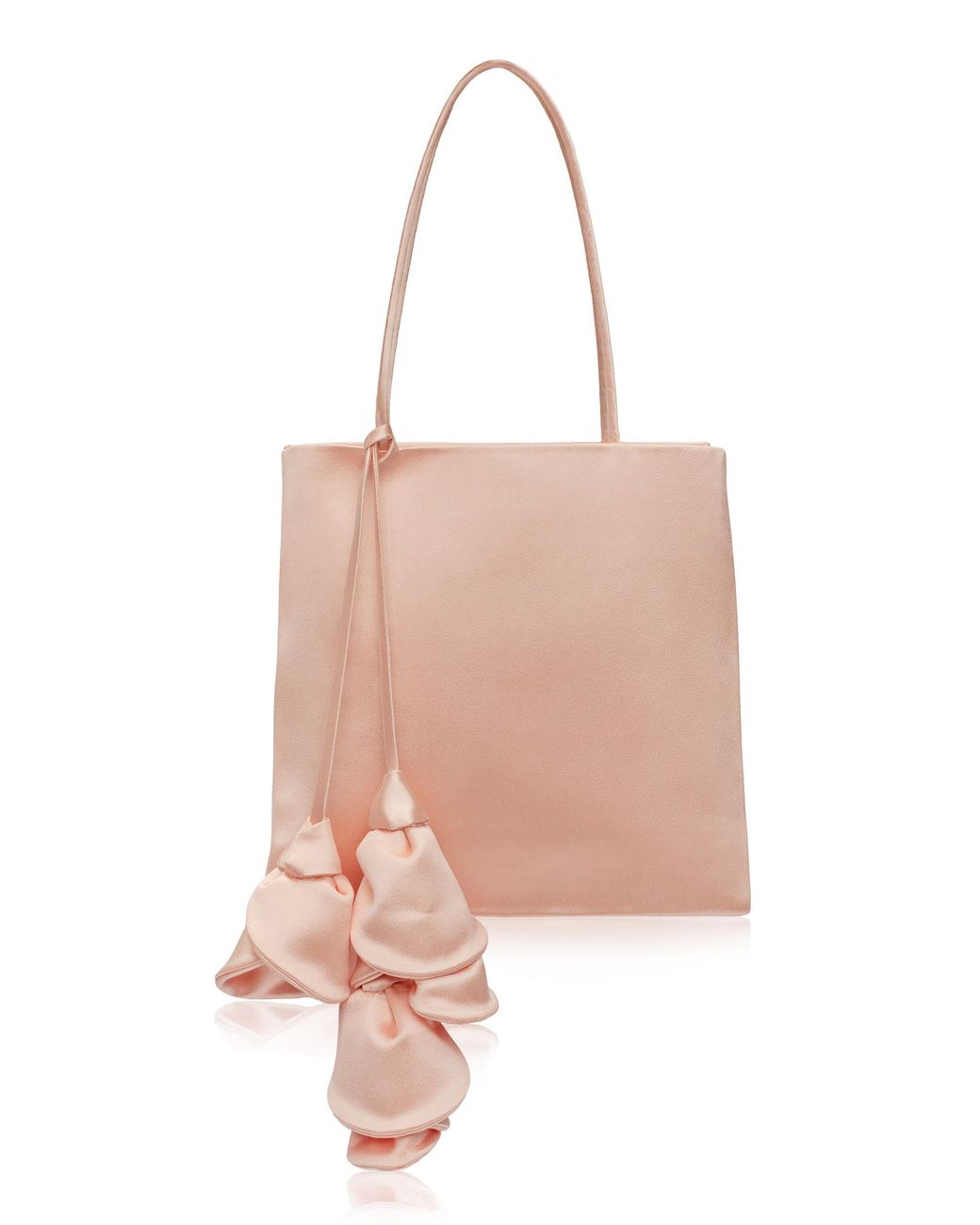 Magda Butrym Pink Satin Julia Bag
