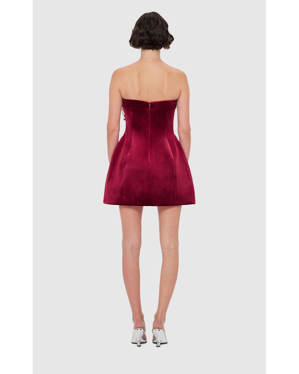 chinese dress ladies Rosario Velvet Mini Dress