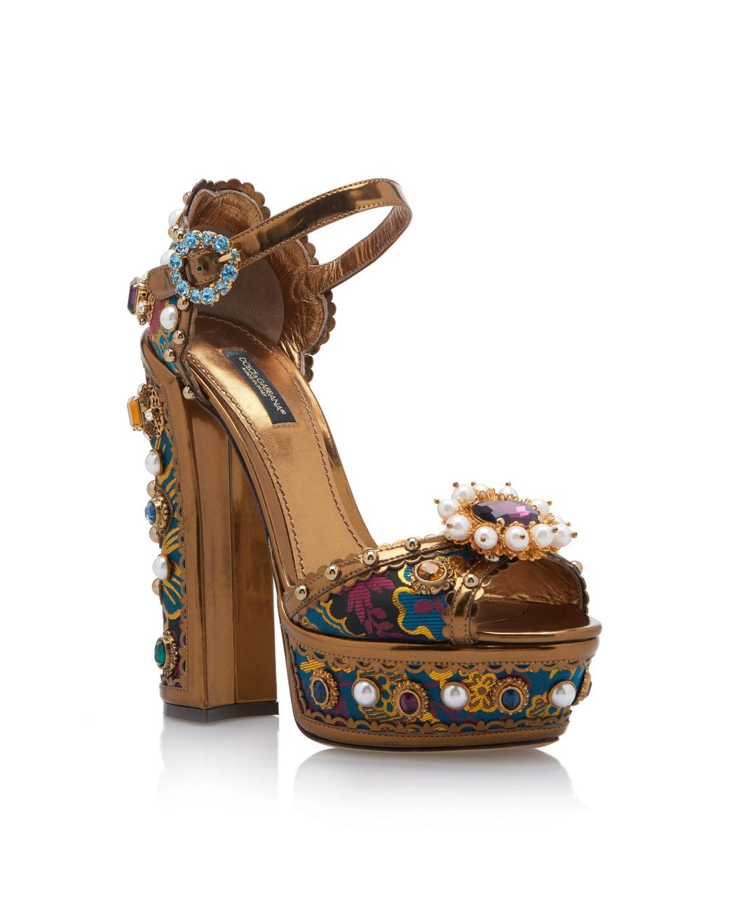 Leather sandals Dolce Gabbana | Black | Gomez.pl/en