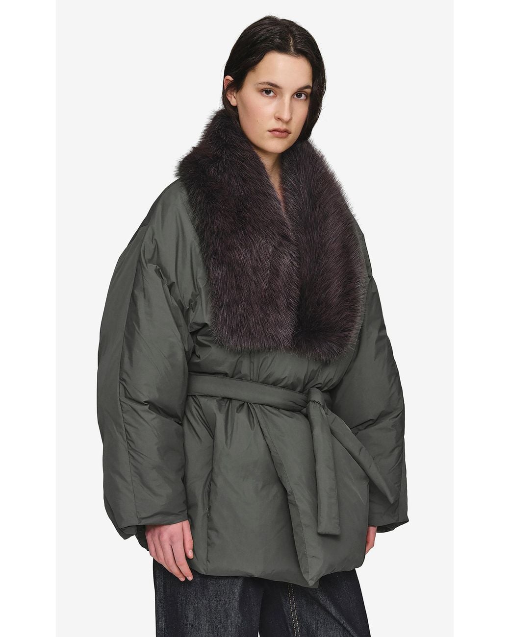 Source Unknown Black Egizio Puffer Down Jacket