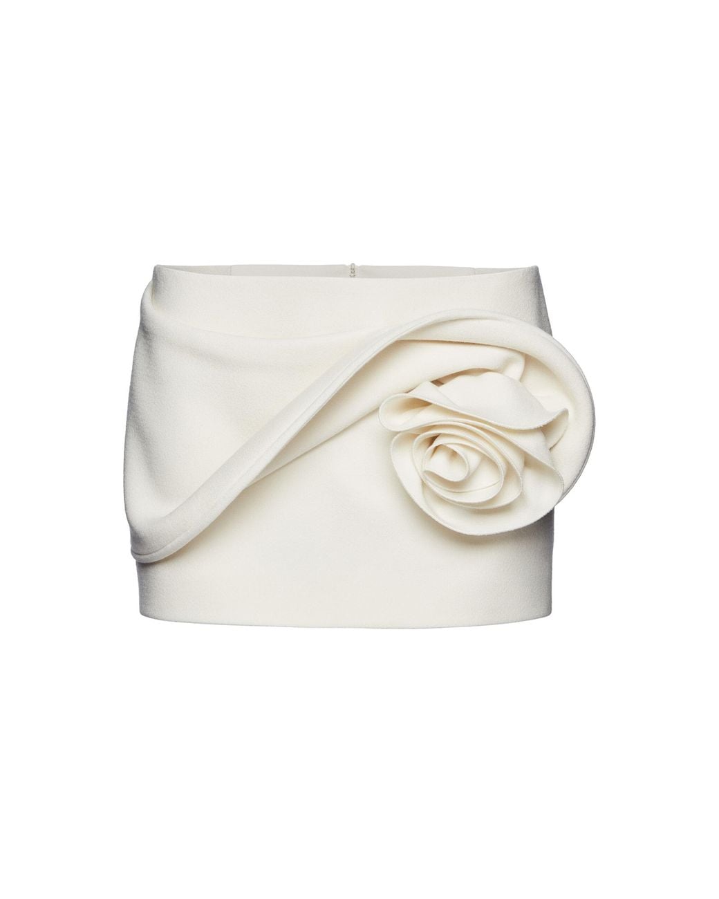 Magda Butrym Natural Rosette-Detailed Mini Skirt