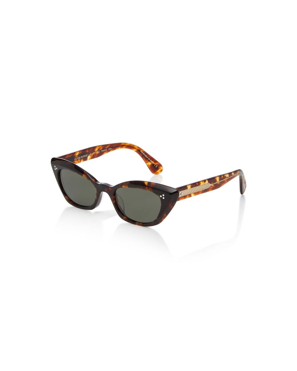Oliver Peoples Bianka Cat-eye Tortoiseshell Sunglasses in Brown | Lyst