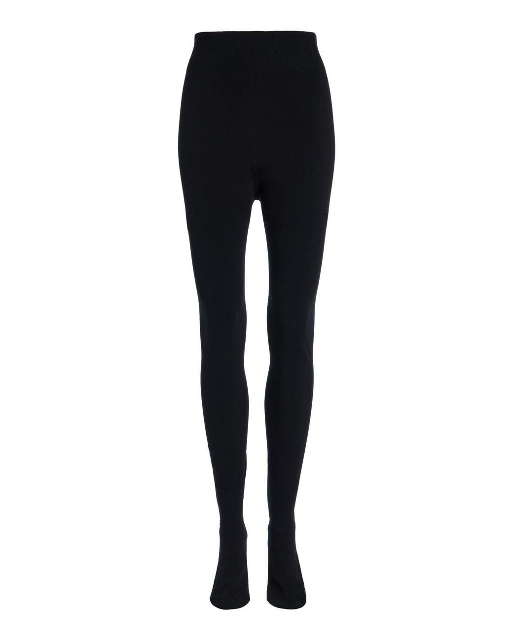 The Row Black Mimi Knit Tights