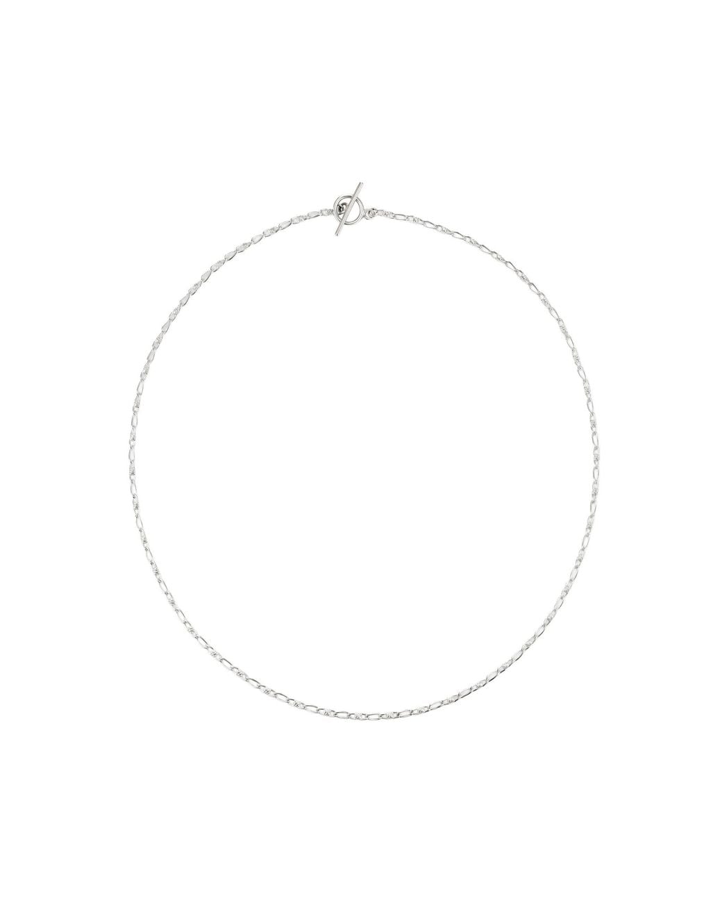 Agmes White Small Theo Sterling Necklace