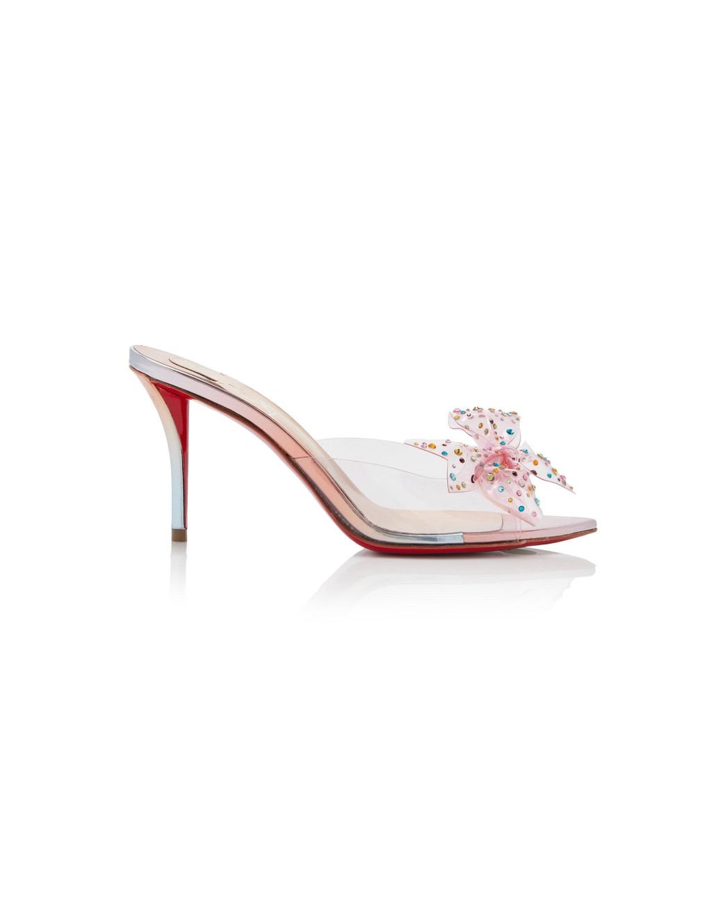 フェントン ピンクイリデセントガラス デイジー＆ボタン Slipper christian-louboutin-multi-Aqua