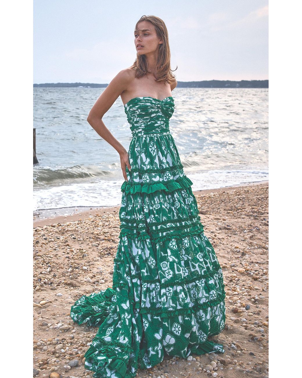 slim fit dress slacks Unique Vintage Black & Green Watercolor Frogs Alexis Swing Dress main image 0